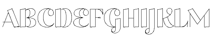P22 Schneeberger Extra Light Font UPPERCASE