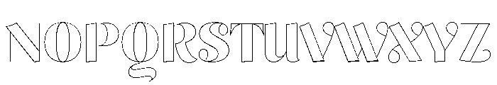 P22 Schneeberger Extra Light Font UPPERCASE