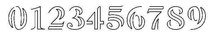 P22 Schneeberger Thin Font OTHER CHARS