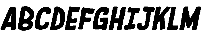 P22 Shibumi Bold Italic Font UPPERCASE