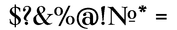 P22 Sting Bold Font OTHER CHARS