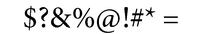 P22 Sting Medium Font OTHER CHARS