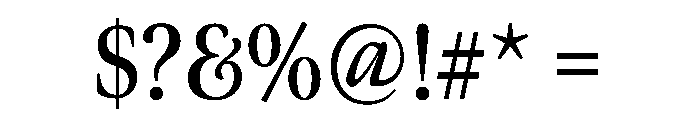 P22 Sting Semibold Font OTHER CHARS