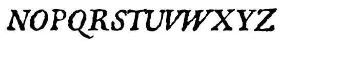 P22 1722 Italic Font UPPERCASE