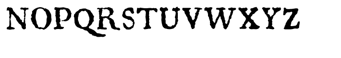 P22 1722 Roman Font UPPERCASE