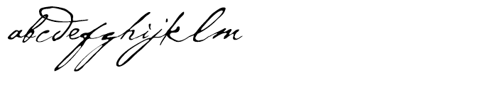 P22 Cezanne Regular Font LOWERCASE