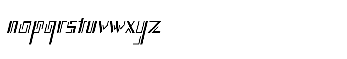 P22 Counter Line Font LOWERCASE
