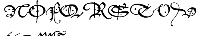 P22 Elizabethan Regular Font UPPERCASE