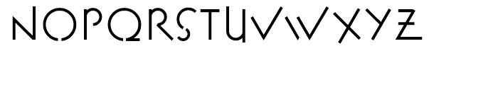 P22 FLLW Exhibition Regular Font UPPERCASE