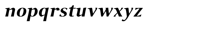 P22 Foxtrot Sans Bold Italic Font LOWERCASE