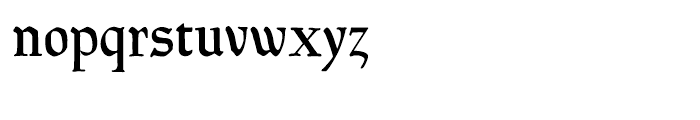 P22 Goudy Aries Font LOWERCASE