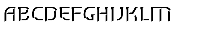 P22 Hedonic Chisel A Font UPPERCASE