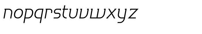 P22 Hedonic Light Italic Font LOWERCASE