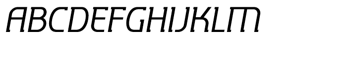 P22 Hedonic Medium Italic Font UPPERCASE