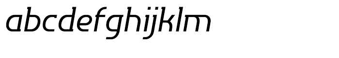 P22 Hedonic Medium Italic Font LOWERCASE