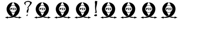 P22 Infestia Regular Font OTHER CHARS