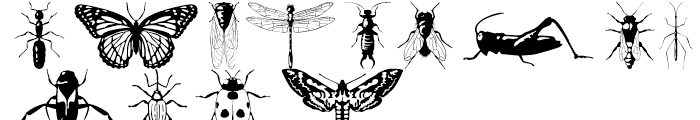 P22 Insectile Regular Font UPPERCASE