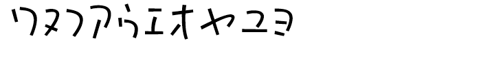 P22 Komusubi Katakana Font OTHER CHARS