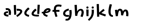 P22 Komusubi Latin Bold Font LOWERCASE