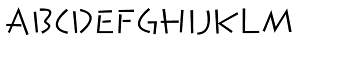 P22 Komusubi Latin Set Font UPPERCASE