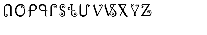 P22 Mantra Regular Font LOWERCASE