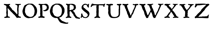 P22 Mayflower Roman Font UPPERCASE