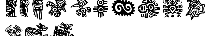 P22 Mexican Relics Regular Font LOWERCASE