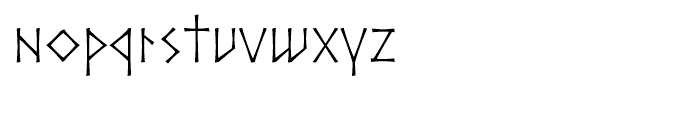 P22 Ornes Regular Font LOWERCASE