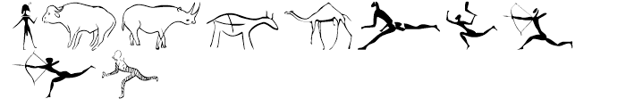 P22 Petroglyphs African Font OTHER CHARS