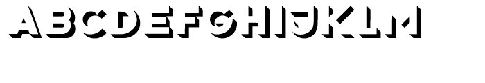 P22 Shadow Font UPPERCASE