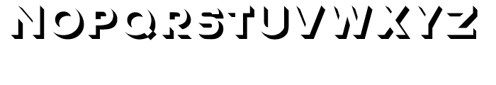 P22 Shadow Font LOWERCASE
