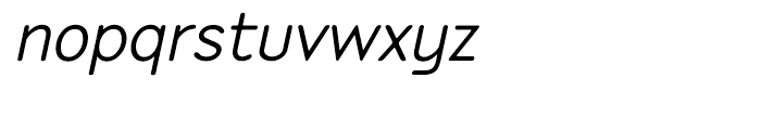 P22 Speyside Italic Font LOWERCASE
