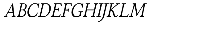 P22 Stickley Pro Headline Italic Font UPPERCASE