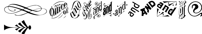 P22 Victorian Ornaments Two Font UPPERCASE