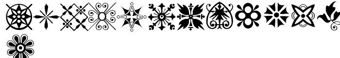 P22 Victorian Ornaments Two Font LOWERCASE