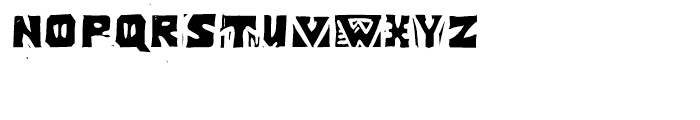P22 Woodcut Sans Font UPPERCASE