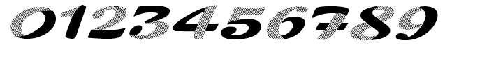 P22 Zebra LineCut Font OTHER CHARS