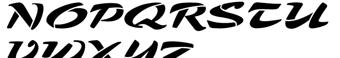 P22 Zebra Stencil Font UPPERCASE