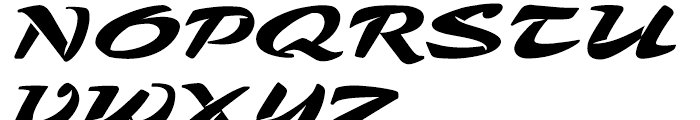 P22 Zebra Wedge Font UPPERCASE