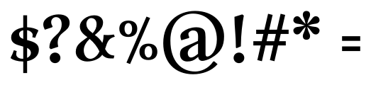 P22 Alpha Roman Pro Regular Font OTHER CHARS