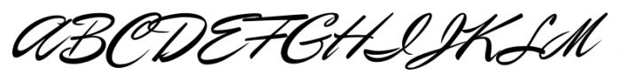 P22 Casual Script Alternate Font UPPERCASE