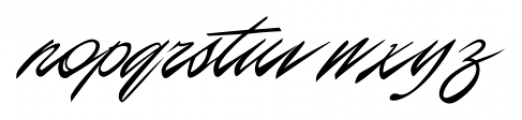 P22 Casual Script Alternate Font LOWERCASE