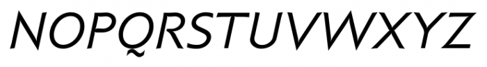 P22 Coda SemiBold Small Caps Italic Font UPPERCASE