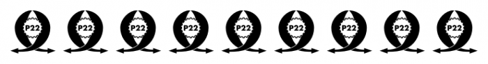 P22 Constructivist Extras Font OTHER CHARS