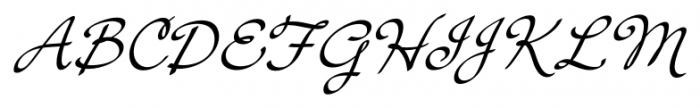 P22 Cruz Calligraphic Pro Regular Font UPPERCASE