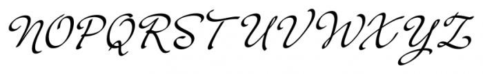 P22 Cruz Calligraphic Pro Regular Font UPPERCASE