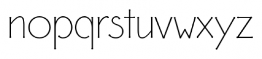 P22 Eaglefeather Hairline Font LOWERCASE