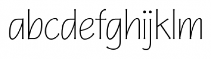 P22 Eaglefeather Informal Hairline Font LOWERCASE