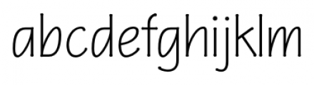 P22 Eaglefeather Informal Light Font LOWERCASE