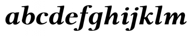 P22 Foxtrot Bold Italic Font LOWERCASE